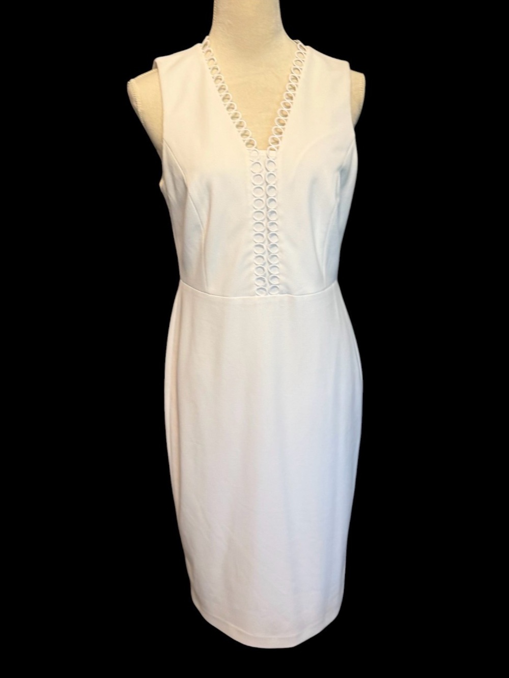 Calvin Klein White Shift Dress